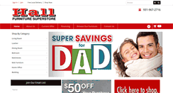Desktop Screenshot of hallfurniture.com