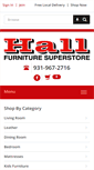 Mobile Screenshot of hallfurniture.com